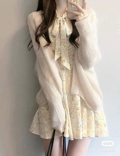 Fashion Inspo Spring, Kawaii Fashion Outfits, Kawaii Dress, Kawaii Clothes, Kpop Outfits, Korean Outfits, Girly Outfits, Casual Style Outfits, Kawaii Fashion