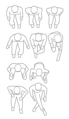 paper cut out of different body types and sizes, including one man's torso