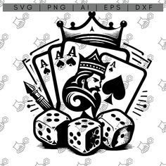 Ace Of Spades Tattoo, Cardboard Organizer, Card Tattoo Designs, Poker Card, Royal Flush, Card Tattoo, American Flag Background, Art Deco Patterns, Mugs Stickers