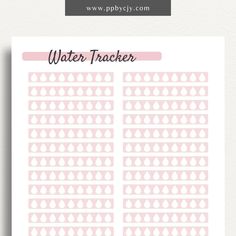 Water Hydration Tracker Printable Template – Digital download for monitoring and managing daily water intake to ensure proper hydration. Drinking Water Tracker, Water Tracker Printable, Hydration Tracker, Printable Tracker, Water Hydration, Daily Water Intake, Water Tracker, Daily Water, Schedule Planner