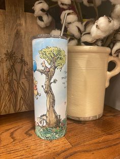 Classic Winnie the Pooh 20oz stainless steel double wall insulated tumbler. Each tumbler comes with a slide lid, a metal and plastic straw and a rubber bottom. They work great with both hot and cold drinks. Thank you for looking. And always, Phil the Cup up. Classic Winnie The Pooh, The Cup, Plastic Straw, Insulated Tumbler, Insulated Tumblers, Stainless Steel Tumbler, Stainless Steel Tumblers, Cold Drinks, Winnie The Pooh