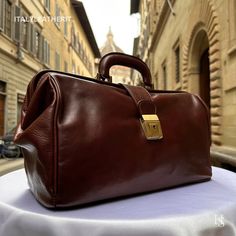 Italian Handmade Leather Medical Bags Handmade in Italy - Etsy Medical Equipment Storage, Luxury Leather Bag, Tuscan Design, Handmade Leather Bags, Equipment Storage, Leather Frames, Leather Artisan