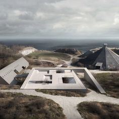 an aerial view of a house in the middle of nowhere