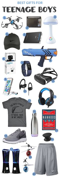 the ultimate gift guide for teenage boys includes items from nike, nike air force and more