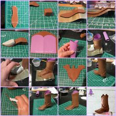 step by step instructions on how to make boots