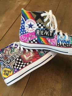 Custom Broadway Show Converse | Etsy Boty Converse, Converse Design, Boty Nike, Broadway Show, Theatre Nerds, Mia 3, Cooler Look, Swag Shoes, Theatre Kid