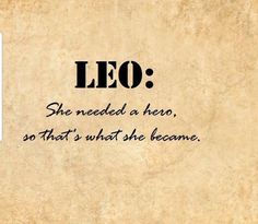 the quote leo is written in black on an old parchment paper with a white border