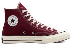 Converse Chuck Taylor All Star 1970s 171567C Dark Red Converse, Converse Red, Red Converse, Dark Burgundy, Converse Chuck 70, Chuck 70, Converse Chuck Taylor All Star, Sneaker Collection, Red Shoes