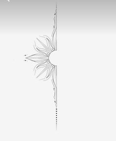 a black and white drawing of a sunflower on a plain background with space for text