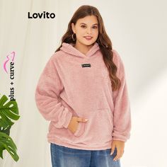 Eleva o teu estilo e conforto com o Lovito Curva de Tamanho Grande Moletom em Rosa, com Pele Sintética e Remendos! 👚✨ Este moletom é perfeito para mulheres que desejam um visual aconchegante e elegante. Com detalhes de pele sintética e remendos, este moletom acrescenta um toque de estilo ao teu look casual. O tamanho grande garante um ajuste confortável e descontraído para que te sintas acolhedora e confiante. Não percas a oportunidade de adicionar o Lovito Curva de Tamanho Grande Moletom em Rosa com Pele Sintética e Remendos ao teu guarda-roupa. Adquire o teu agora e esteja pronta para brilhar com estilo nos dias mais frios! ❄️👖 #ModaTamanhoGrande #ConfortoEstiloso Moda Plus