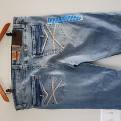 A Pair Of Men's Size 38x32 Tk Axel Jeans. The Actual Measurements Are Waist- 42 Inches, Inseam- 31.5 Inches, And Rise- 12 Inches. Mens Bootcut Jeans, Vintage Branding, Boot Cut Jeans, New T, Cut Jeans, Bootcut Jeans, Stretch Denim, Boot Cut, Mens Jeans