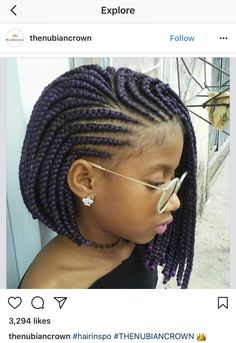 Sarah Jessica Darker on Twitter: "Cornrow bob: a concept!! https://t.co/jsmY3nKb31" Cornrow Designs, Bob Braids Hairstyles, Kid Braid Styles, Cute Braided Hairstyles, Braids Hairstyles Pictures, Girls Hairstyles Braids, Girls Braids, Braids For Kids