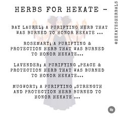 a poster with the words heres for hekate written in black and white