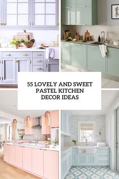 five lovely and sweet pastel kitchen decor ideas