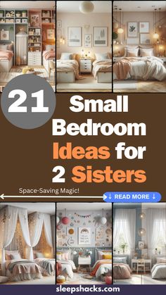 small bedroom ideas for 2 sisters that are easy to use and fun to do with the kids