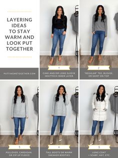 How To Layer Winter Clothes, Winter Clothes Layering Cold Weather, Casual Warm Sweater For Layering, Layering For Cold Weather, Oversized Warm Sweater For Layering, Winter Layering Outfits Casual, Layering Outfits Winter Cold Weather, Warm Winter Outfits Layers, How To Layer For Winter Cold Weather