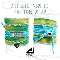 Triathlon Motivation, Button Bracelet