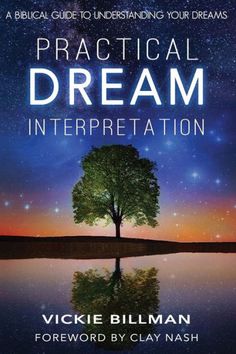 the book cover for practical dream interpretation, which features a tree and stars in the sky