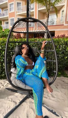 Dearra Swimsuit, Crochet Outfits Black Women Beach, Island Vacation Outfits Black Women Beach, Beach Outfit Black Women Plus Size, Beach Vacation Outfits Baddie, Island Vibes Outfits Black Women, Summer Outfits Plus Size Black Women Vacation, Dearra Vacation Outfits, Tulum Black Woman