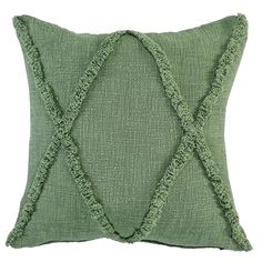 Reese Lr07733 Forest Green Pillow - Rug & Home Throw Pillow Collections, Chevron Pillows, Classic Color Palette, Green Throw Pillows, Green Pillows, Cotton Throw, Pillow Collection, Cotton Throws, Cotton Throw Pillow