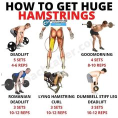 how to get huge hamstrings in 3 minutes or less with this chart