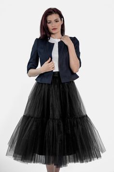 "Black woman sheer tulle tutu skirt with inner lining. Sustainable fashion. This beautiful & fashionable handmade ruffled skirt is made to order. It features an elegant look, tulle material and a high waist. The zipper is on the side. Аll our fabrics have a quality certificate Oeko-Tex Standart 100 🌼 Delivery 🌼 After your order is made, it will be shipped via DHL and will arrive in 1 -4 days, depending on your location.  🌼 Materials 🌼 Tulle 🌼 Extra information 🌼 Our model is 170cm (5\"6'), Long Tutu Skirt, Womens Tulle Skirt, Long Tutu, Gothic Skirt, Steampunk Skirt, Tulle Material, Tulle Skirt Black, Tulle Tutu Skirt, Party Rock