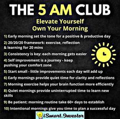 Own Your Morning Elevate Your Life, Stoic Morning Routine, Elevate Yourself, Elevate Your Life