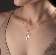 14K Solid Gold Breath Necklace for women, spiritual necklace for women, Hindu meditative yoga pendant, Sanskrit necklace silver, Elegant Silver Sanskrit Necklace, Timeless Spiritual Charm, Gold OM Necklace, This beautiful Sanskrit Symbol reminds us to breathe in and out, to pause and calm our minds. Hindu meditative yoga pendant symbol for 'om' (ohm) sacred syllable Discover the beauty and spiritual depth of our exquisite Sanskrit necklace, handcrafted with precision and love. This captivating p Cheap Spiritual Jewelry For Puja, Luxury Silver Temple Necklace For Rituals, Luxury Necklaces For Rituals And Diwali, Luxury Temple Necklace With Intricate Design For Rituals, Luxury Spiritual Jewelry For Diwali, Luxury Spiritual Jewelry For Puja, Hindu Necklace, Cheap Spiritual Pendant Necklaces, Luxury Silver Spiritual Temple Necklace