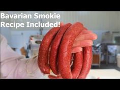 How to make Bavarian Smokies, Smoked Bavarian Sausage. Recipe Included! - YouTube Beef Snack Stick Recipe, Grilled Sausage Recipes, Kosher Rules, Snack Stick Recipe, Sausage Man, Summer Sausage Recipes, Meat Curing, Terrine Recipe