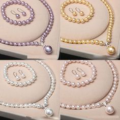 Item type: Jewelry Set Gender; women Color: As photo show Fashion factor:shell pearl Condition: 100% brand new and high quality Bead diameter 10mm; Bead diameter 8mm; The length of the necklace is about 44+4cm the length of the bracelet is about 18cm Package include: 1 Pair Earrings + 1pc Necklace + 1pc Bracelet (no box) Warm Tips: 1. Color may vary slightly due to the color calibration of each individual monitor. 2. The picture shown is not the actual size of the item,It is may bigger than the actual, so read the descriptions, sizes and quantities carefully to avoid disappointment! Good quality, good condition,first class after sale service ,Photos are only for reference. If you have any questions after the receipt of the goods, please contact me.I will promptly reply you. I wish you a ha Luxury Pearl Jewelry Sets For Festive Season, Luxury White Pearl Jewelry Sets, Luxury Hand-set Pearl Necklace For Celebrations, Pearl Necklace Designs Unique, Pearl-embellished Choker Necklace For Gifts, Pearl Bridal Jewelry Sets, Shell Beaded Necklace, Luxury Multi-strand Pearl Necklace For Party, Shell Beads Necklace