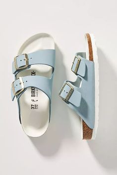 Birkenstock | Anthropologie Shoes Design Ideas, Birkenstock Sandals Arizona, Shoe Wishlist, Shoes Design, Fancy Shoes, Shoe Inspo, Everyday Shoes, Aesthetic Shoes