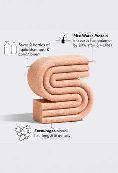 Formulated with rice water to repair damaged hair follicles & prevent split ends.Rice Protein has been shown to increase hair volume by 20% after 5 washes. Gives you a nourishing cleanse to encourage overall hair length & density Boosts shine in dull, dry hair Free of parabens, phthalates, silicones, sulfates, & artificial fragrance Safe for Color-treated hair Reduces single-use plastic: saves two bottles of liquid shampoo/conditioner. Made in the USA, Vegan, Cruelty Free, Leaping Bunny Certifie Rice Water Shampoo Bar, Rice Water Shampoo, Protein Shampoo, Increase Hair Volume, Protein Conditioner, Leaping Bunny, Rice Protein, Rice Water, Hair Volume