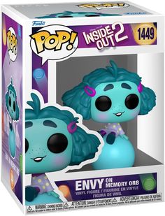 pop vinyl figure inside out 2 - envy on memory orb