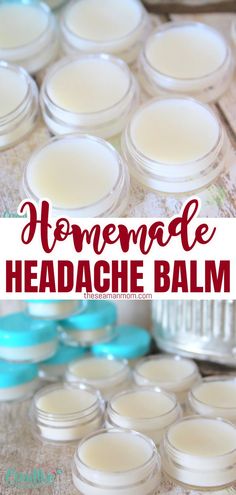 A headache can be unbearable. But sometimes all you need is a little touch of home remedies to relieve the pain. Here is the best and easiest headache balm recipe to get rid of a headache instantly. Coconut Oil Substitute, Headache Balm, Get Rid Of A Headache, Getting Rid Of Headaches, Marjoram Essential Oil, Herbal Remedies Recipes