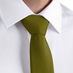 This olive green necktie is the perfect accessory for a stylish wedding look, matched closely to Azazie's Martini bridesmaid dresses. Elevate your attire with this bold green tie.Knotty Tie Co. is not affiliated with Azazie. We print our own textiles with colors that match closely to Azazie's swatches. Elegant Standard Tie For Wedding, Classic Solid Color Neckwear For Weddings, Classic Green Ties For Formal Occasions, Classic Solid Neckwear For Wedding, Classic Solid Color Wedding Neckwear, Classic Green Formal Tie, Elegant Solid Color Neckwear For Weddings, Solid Wedding Neckwear With Ties, Elegant Neckwear For Wedding