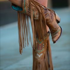 Great Condition. Only Worn A Few Times. Tassel Embroidery, Fringe Cowboy Boots, Bohemian Outfits, Lane Boots, Fashion Cowboy Boots, Bota Country, Boots Ideas, Happy Cow, Western Chic