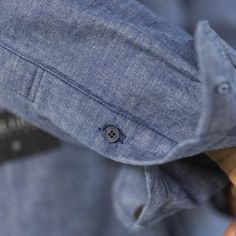 A classic take on our staple Oxford button down. Made with 100% cotton for an extra soft feel and in the perfect chambray blue. Pair with a light wash denim jean for contrast or leave unbuttoned with a tee underneath for flare.