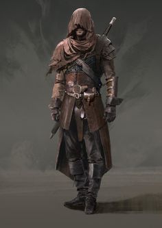 Zhang Shu... - Kai Fine Art Assassins Creed Art, Dnd Art, Medieval Clothing, Armor Concept, Fantasy Warrior