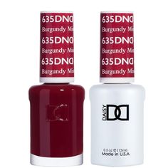 DND Matching Pair - 635 BURGUNDY MIST Dip Ideas, Dnd Gel Nail Polish, Dnd Nail Polish, 2024 Nails, Fall Gel Nails, Nice Nails, Nail Dip, Nail Stuff