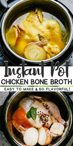 an image of instant pot chicken bone broth