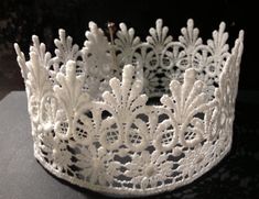 What a lovely crown! White lace with a sweet daisy pattern woven into the pattern. 15 inches round and 2 1/2 inches high. It is just perfect to make any occasion special. Or to just wear on a bad day. It's hard to be sad with a crown on your head. Convo me if you need a different size. And check out my site for different styles. Comes with a little gem embellished bobby pin. Good Witch Halloween, Lace Crown, Crown Photos, Glinda The Good, Lace Crowns, Glinda The Good Witch, Beautiful Witch, Witch Halloween Costume, The Good Witch