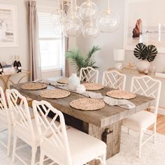 the instagram page for instagram com shows an image of a dining room table and chairs