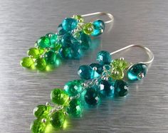 Unusual Earrings, Beaded Earrings Patterns, Jewelry Making Tutorials, Small Earrings, Beads And Wire