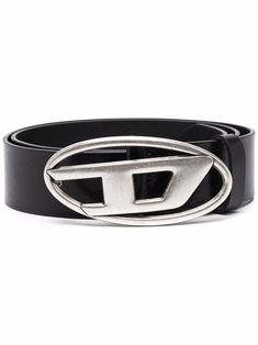 Black leather logo-lettering leather belt from DIESEL featuring silver-tone hardware, logo lettering, adjustable fit and buckle fastening. Vintage Luxury Clothes, Diesel Aesthetic, Diesel Clothes, Diesel Outfit, Cool Belts, Diesel Belt, Diesel 1dr, Belt Y2k