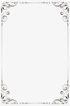 a blank paper with an ornate border