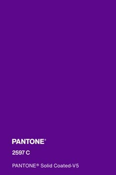 pantone's solid coated - v5 purple color is featured in this brochure