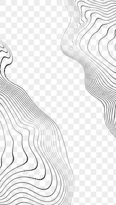 an abstract black and white line art design, hd png clipart free for personal use