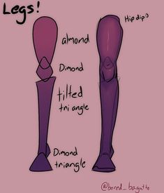 an image of legs with different types of feet on them and the words leg's above it