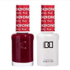 Dnd Gel Nail Polish, Luminous Nails, Boston University, Red Nail Polish, Gel Art, Gel Lacquer, Polish Colors