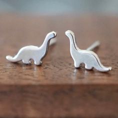 Minimalist Dinosaur Shape Silver Hypoallergenic Stud Earrings Casual Cute Small Ear Studs Condition 100% Brand New Newest Designed .High Quality. Fit For Occasion: Party, Gift, Casual Material: Silver Plating Colors: Silver Package Included: 1 X 1 Pair Of Earrings Cute Earrings Studs, Dinosaur Earrings, Casual Earrings, Minimalist Women, Fancy Gifts, Animal Earrings, Kids Birthday Gifts, Earrings Studs, Girls Earrings